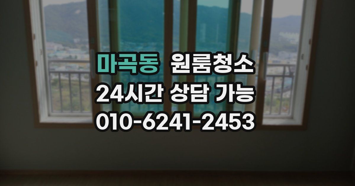 마곡동 입주청소