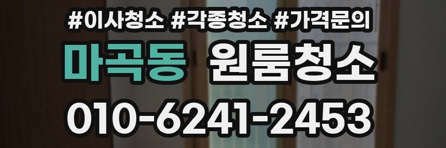 마곡동 이사청소