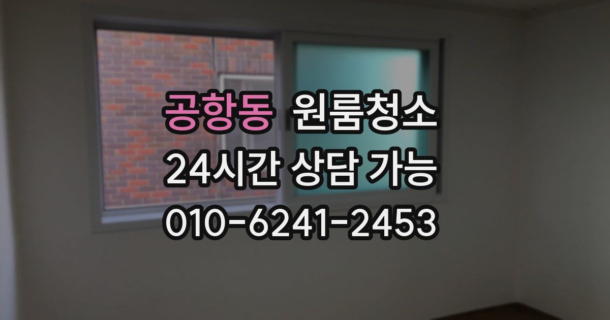 공항동 입주청소