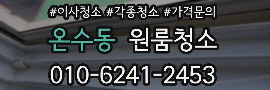 온수동 이사청소