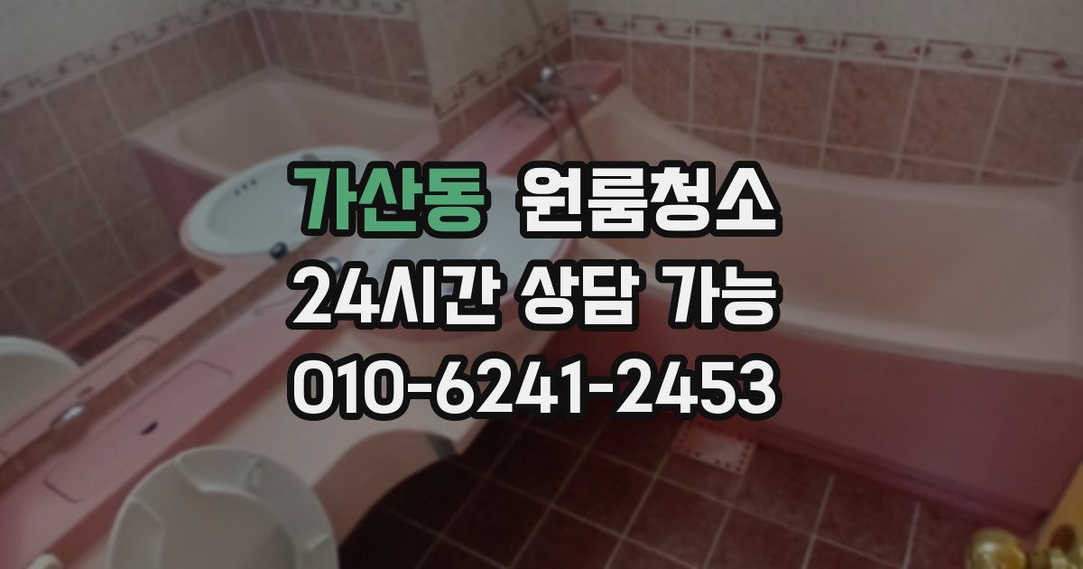 가산동 입주청소