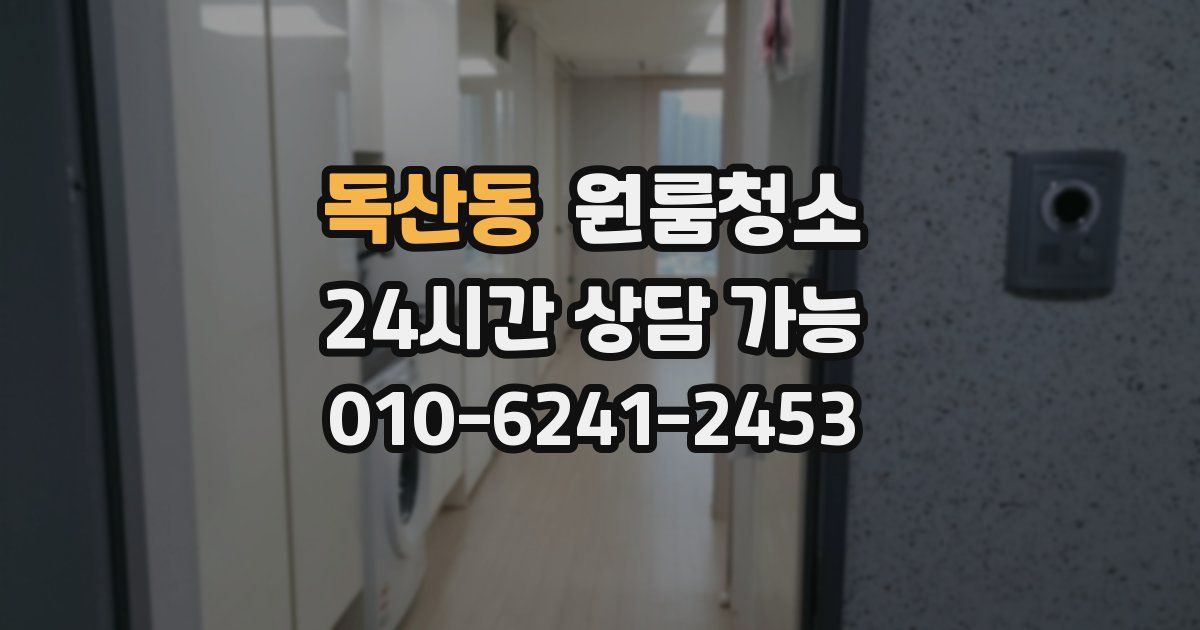 독산동 입주청소