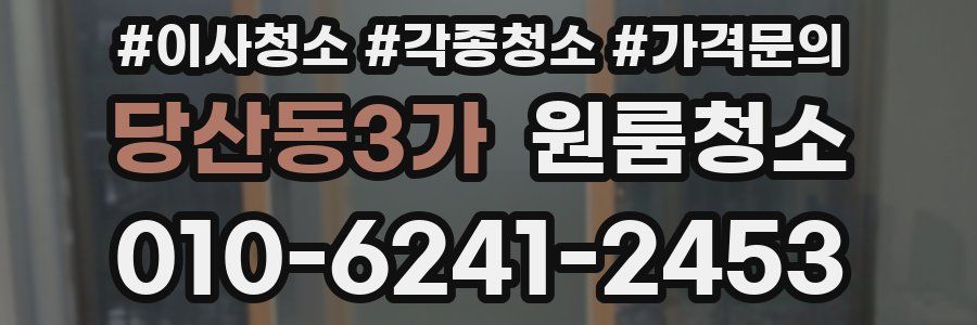 당산동3가 이사청소