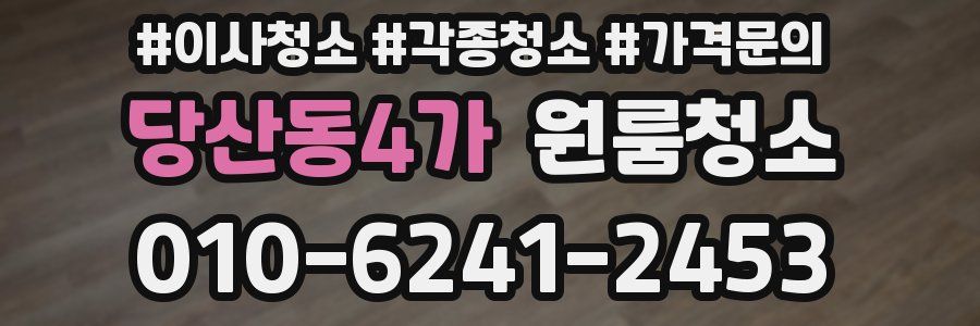 당산동4가 이사청소