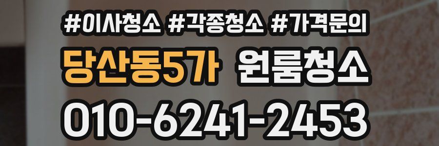 당산동5가 이사청소