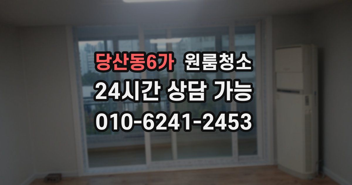 당산동6가 입주청소