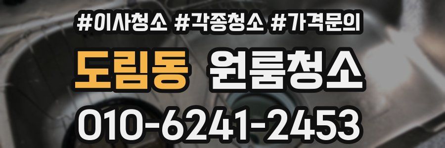 도림동 이사청소