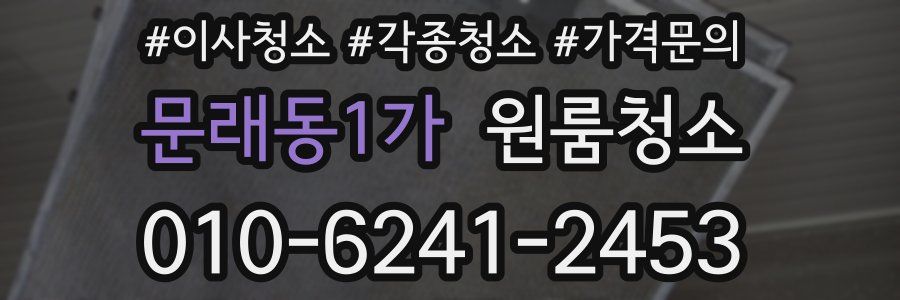 문래동1가 이사청소