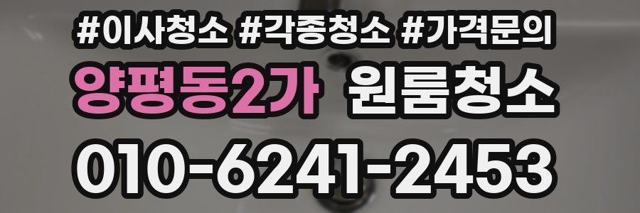 양평동2가 이사청소