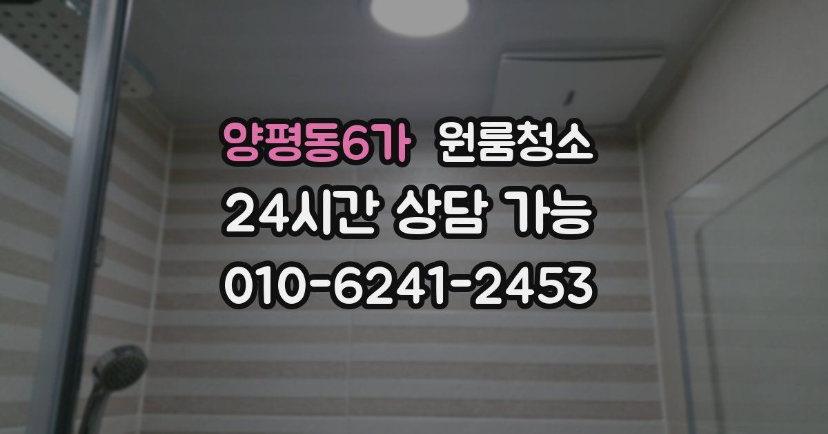 양평동6가 입주청소