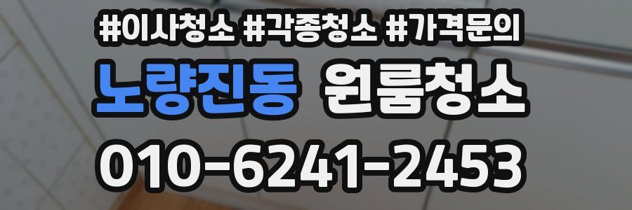 노량진동 이사청소