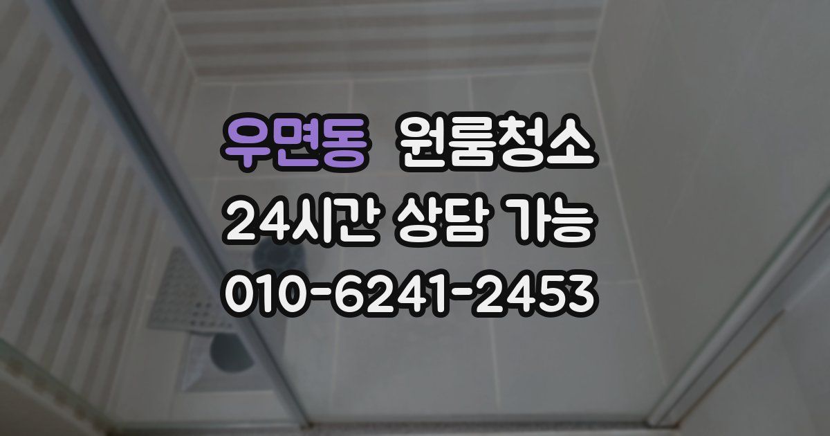 우면동 입주청소