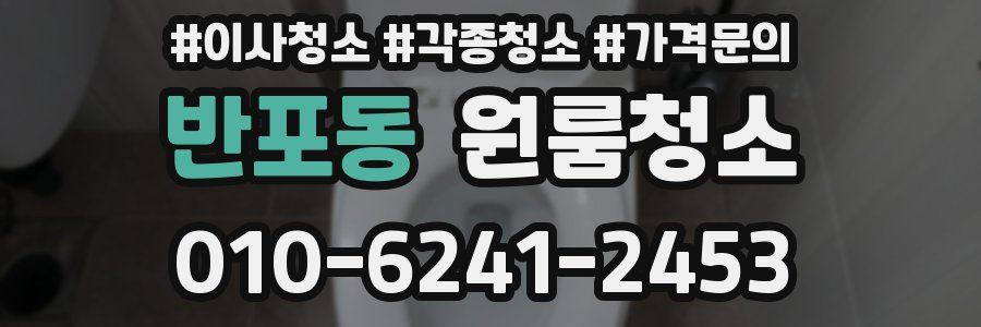 반포동 이사청소