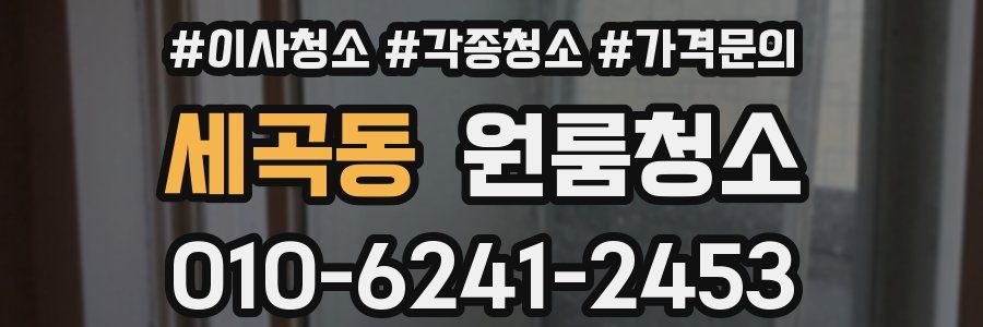 세곡동 이사청소