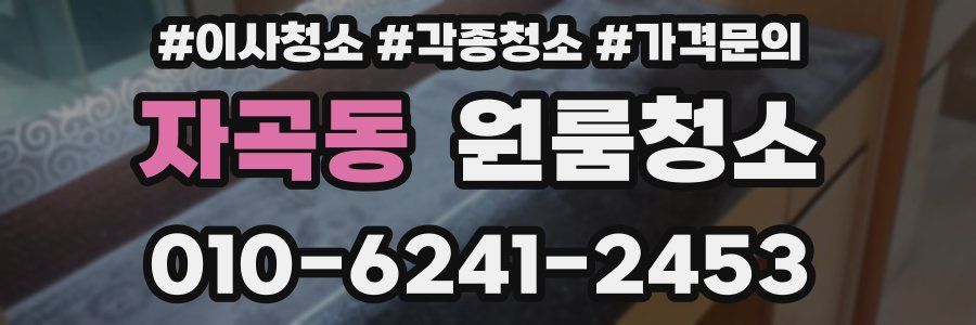 자곡동 이사청소