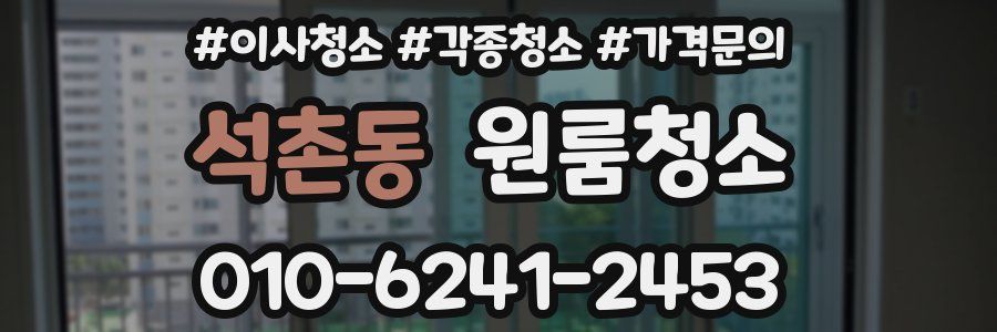 석촌동 이사청소