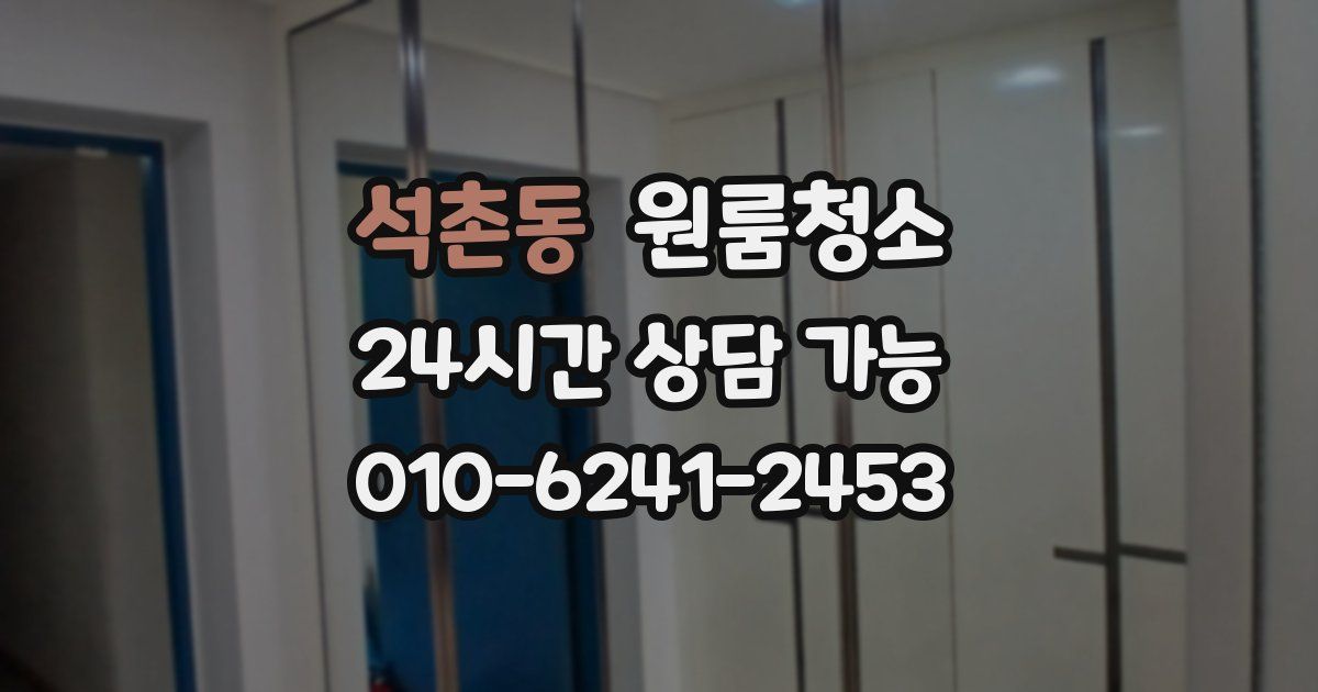 석촌동 입주청소