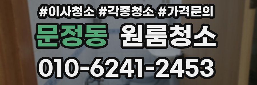문정동 이사청소