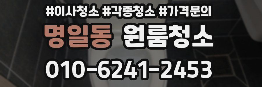 명일동 이사청소