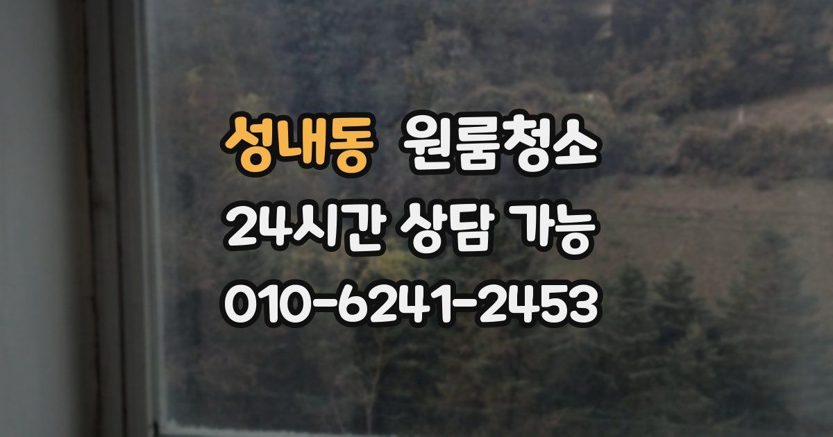 성내동 입주청소