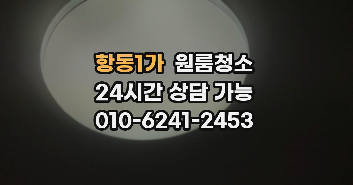 항동1가 입주청소