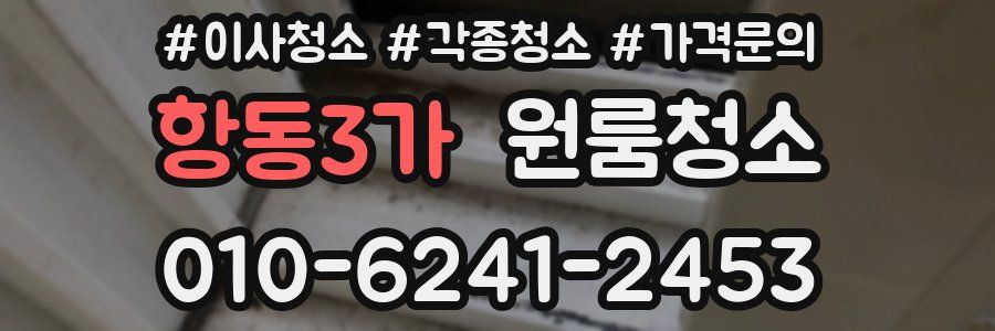 항동3가 이사청소