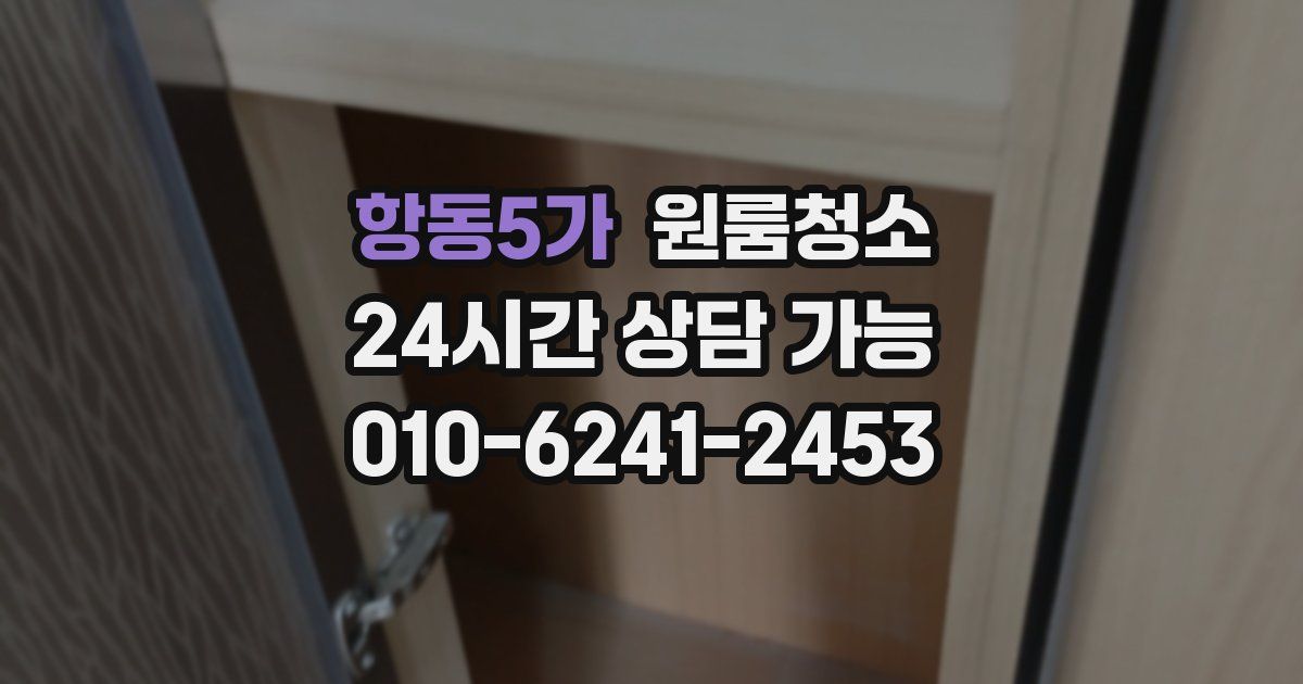 항동5가 입주청소