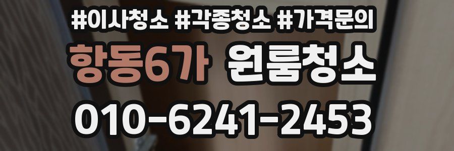 항동6가 이사청소