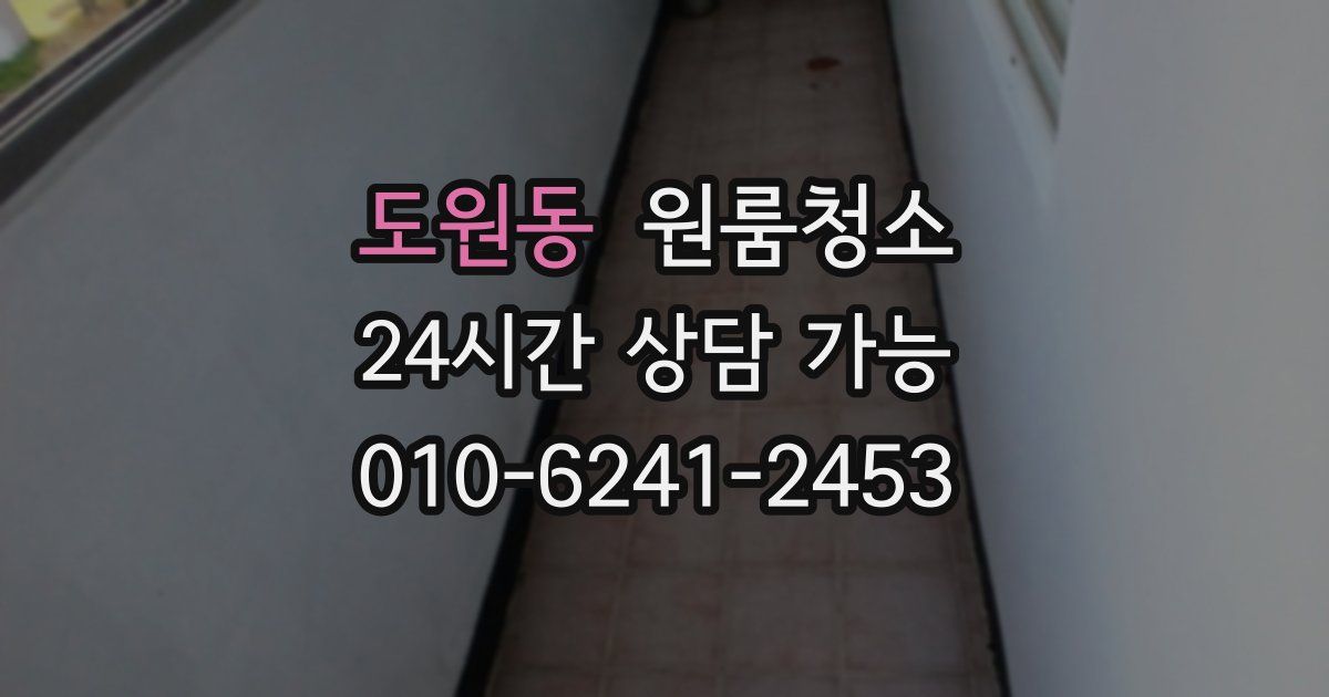 도원동 입주청소