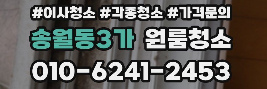 송월동3가 이사청소