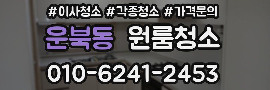 운북동 이사청소