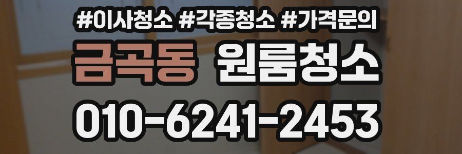 금곡동 이사청소