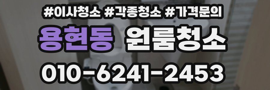 용현동 이사청소