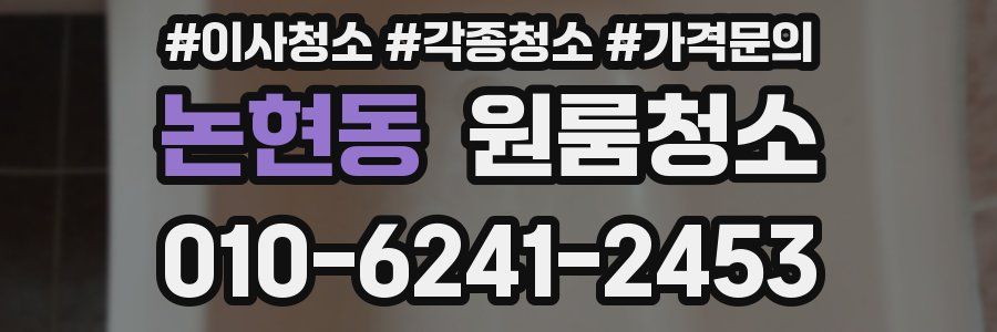 논현동 이사청소