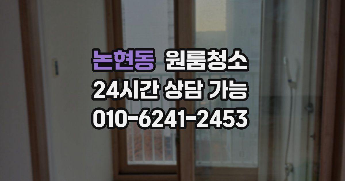 논현동 입주청소