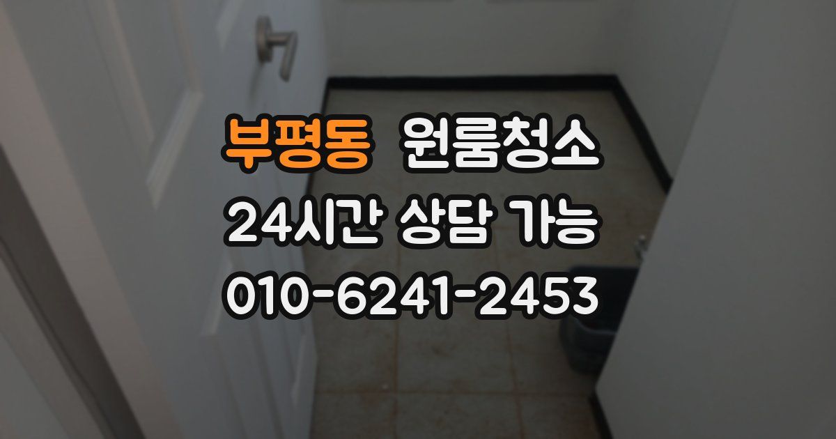 부평동 입주청소
