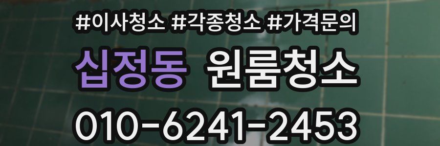 십정동 이사청소