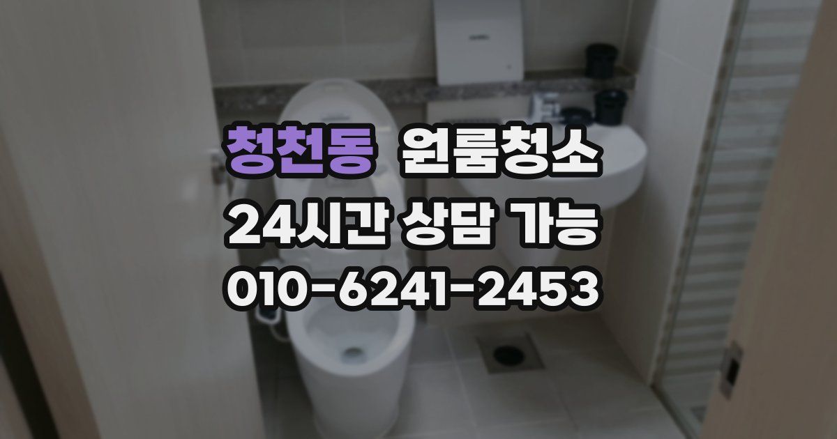 청천동 입주청소