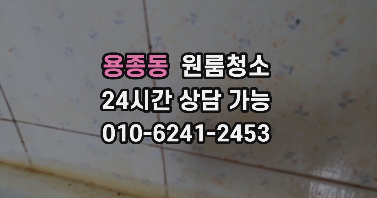 용종동 입주청소