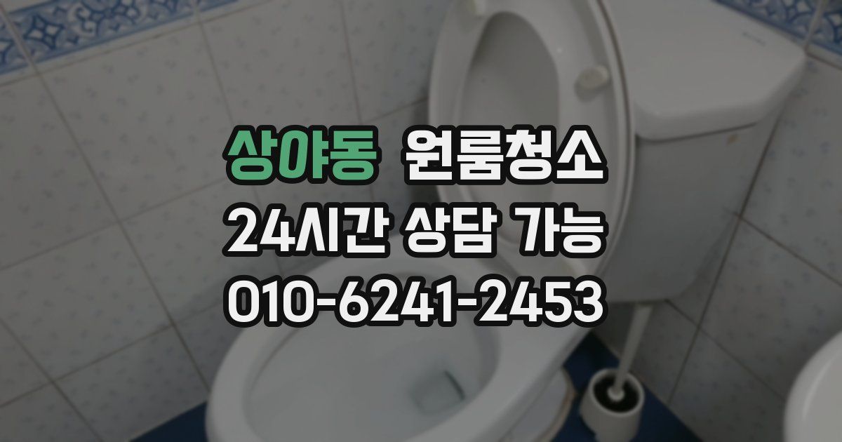 상야동 입주청소