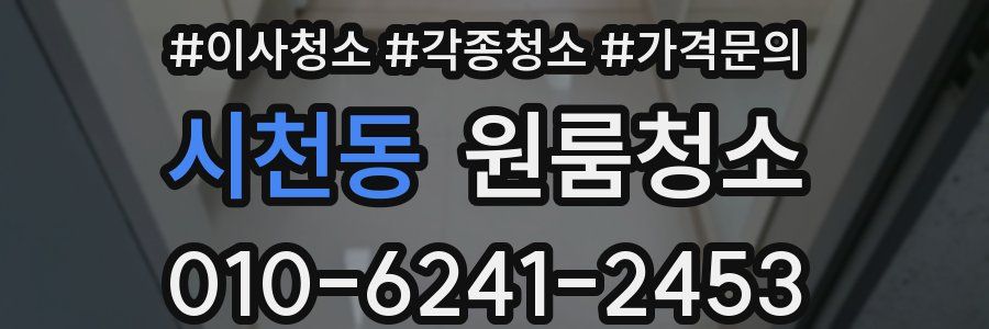 시천동 이사청소