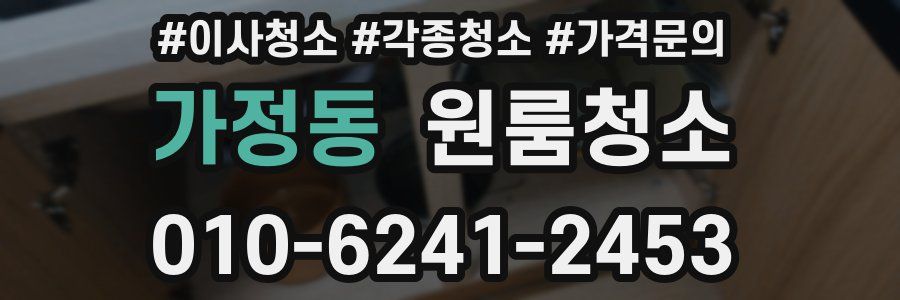 가정동 이사청소