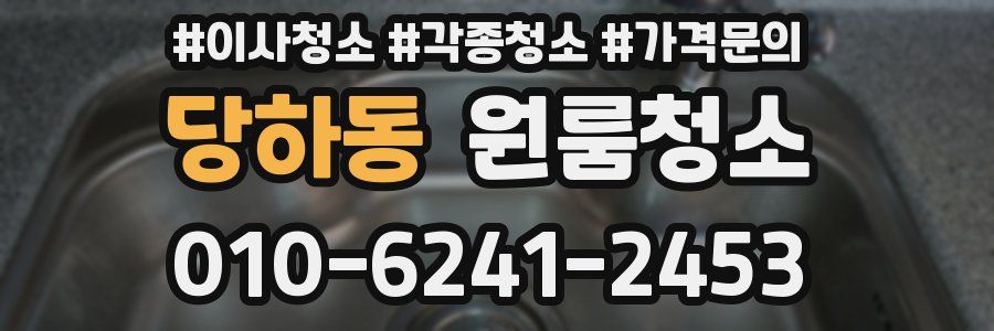 당하동 이사청소