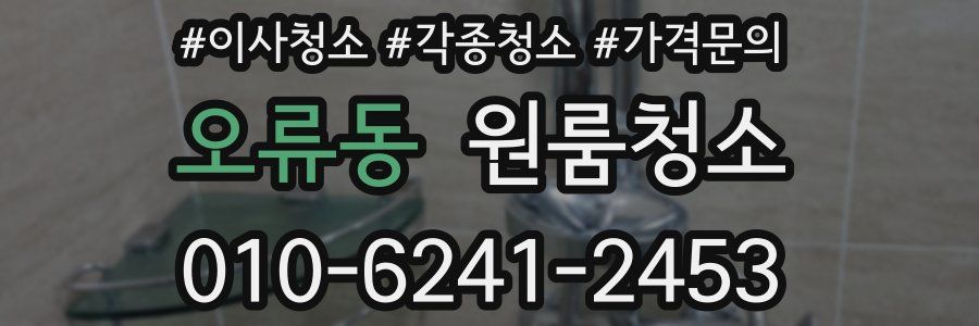 오류동 이사청소