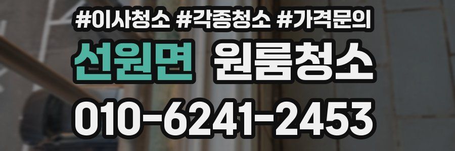 선원면 이사청소