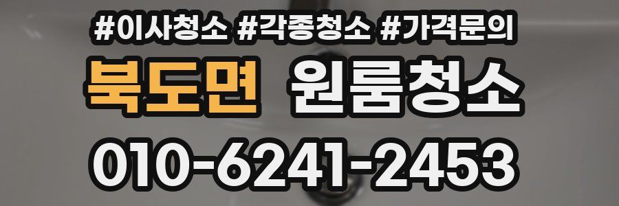 북도면 이사청소