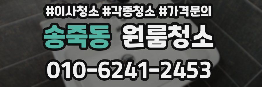 송죽동 이사청소