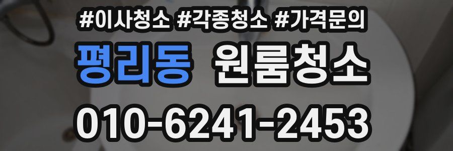 평리동 이사청소