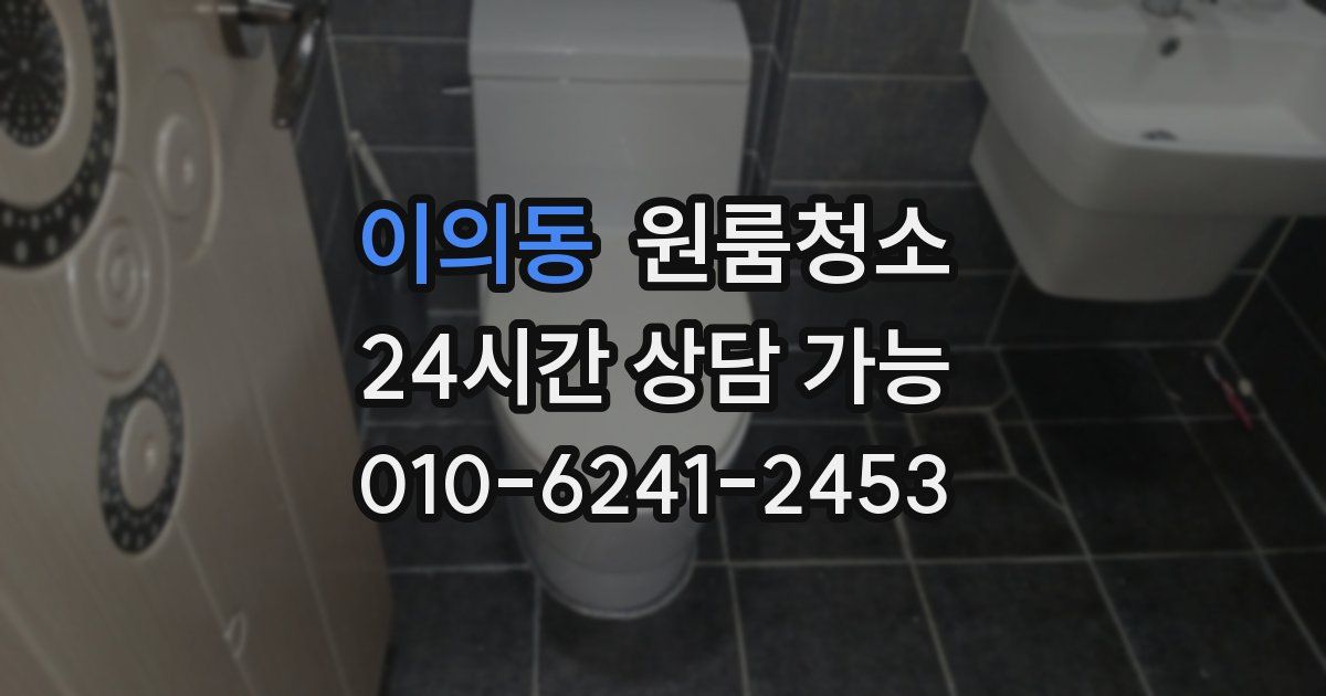 이의동 입주청소