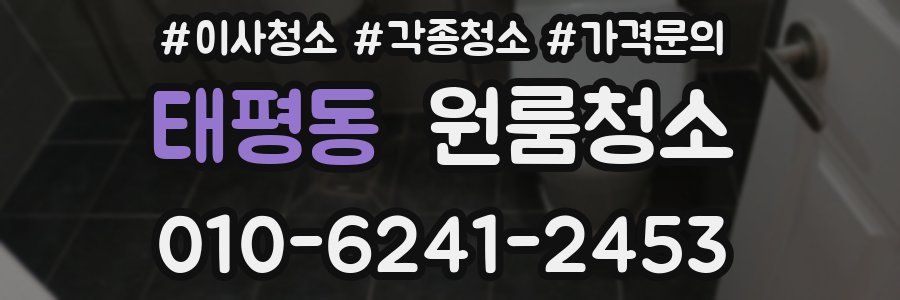 태평동 이사청소